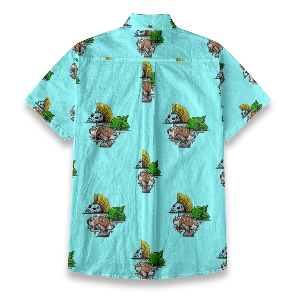 Aftermath  Breathable Cotton Shirt- Teal