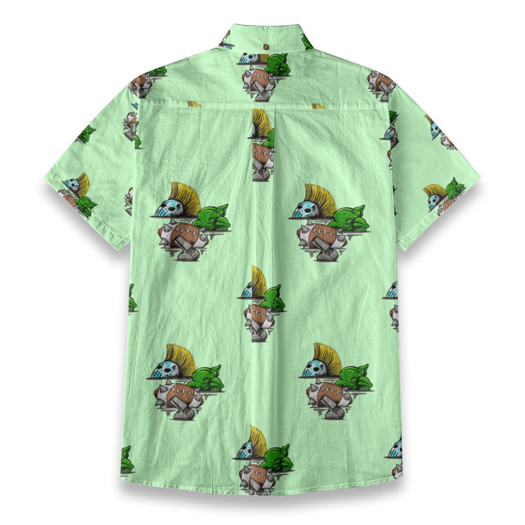 Aftermath  Breathable Cotton Shirt- Lime