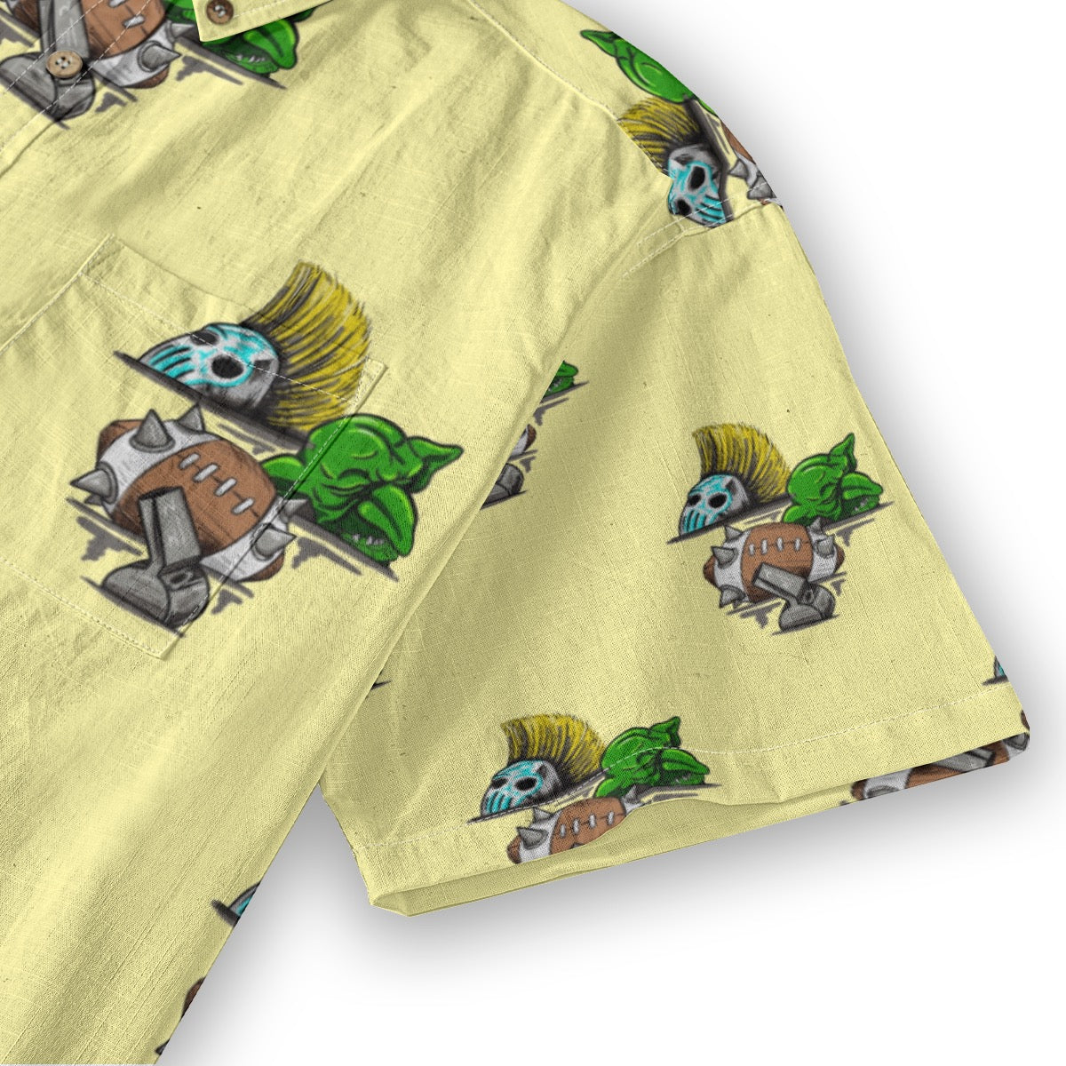 Aftermath  Breathable Cotton Shirt- Dwarf Yellow