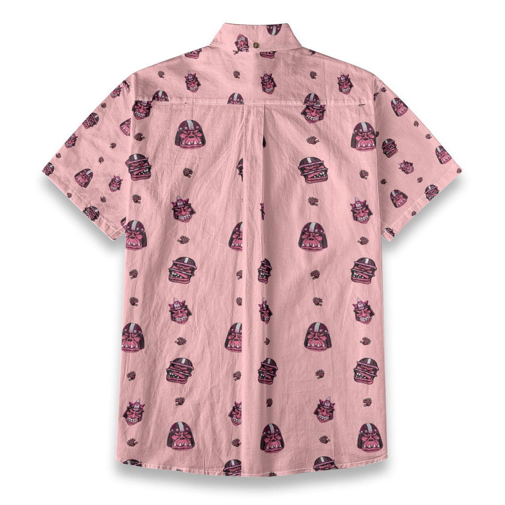 WAAGGHH! Breathable Cotton Shirt- Pink