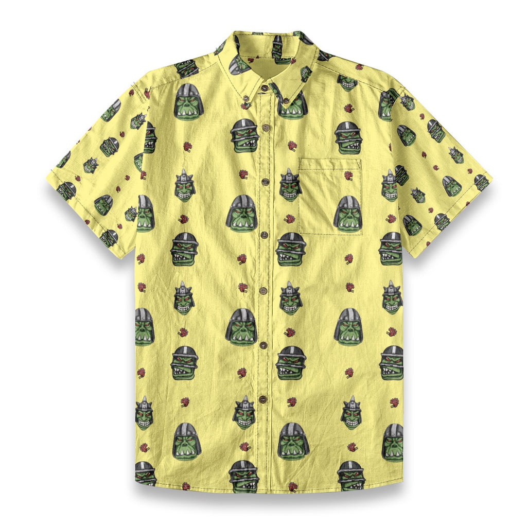 WAARRGGHH!  Breathable Cotton Shirt- Dwarf Yellow