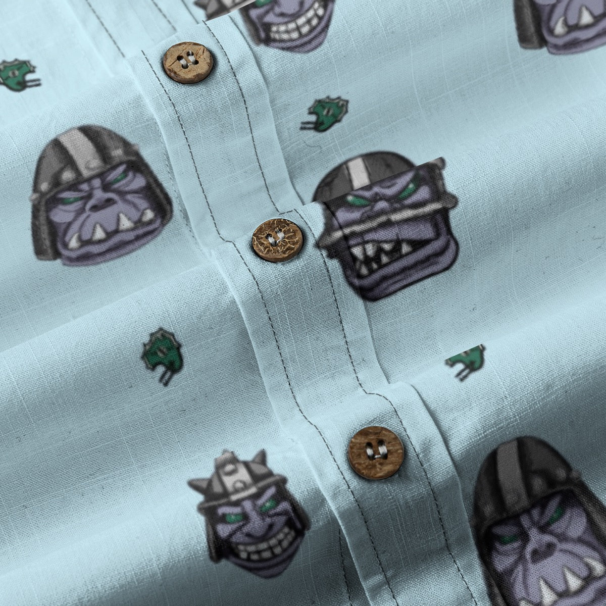 WAAGGHH!  Breathable Cotton Shirt- Ice