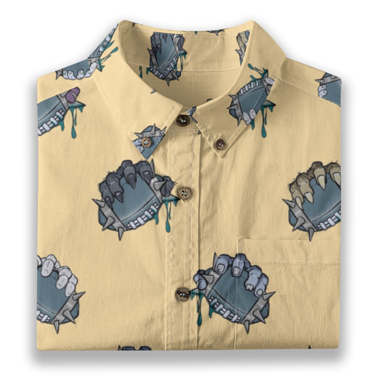 Secure the Ball Breathable Cotton Shirt- Dwarf Yellow