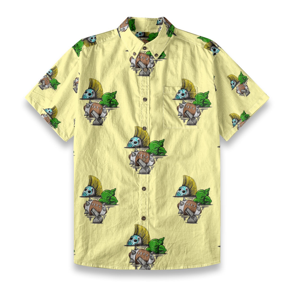 Aftermath  Breathable Cotton Shirt- Dwarf Yellow