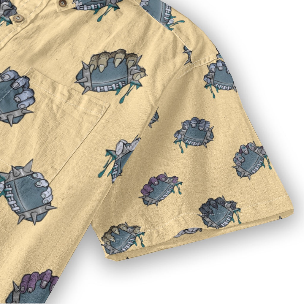 Secure the Ball Breathable Cotton Shirt- Dwarf Yellow