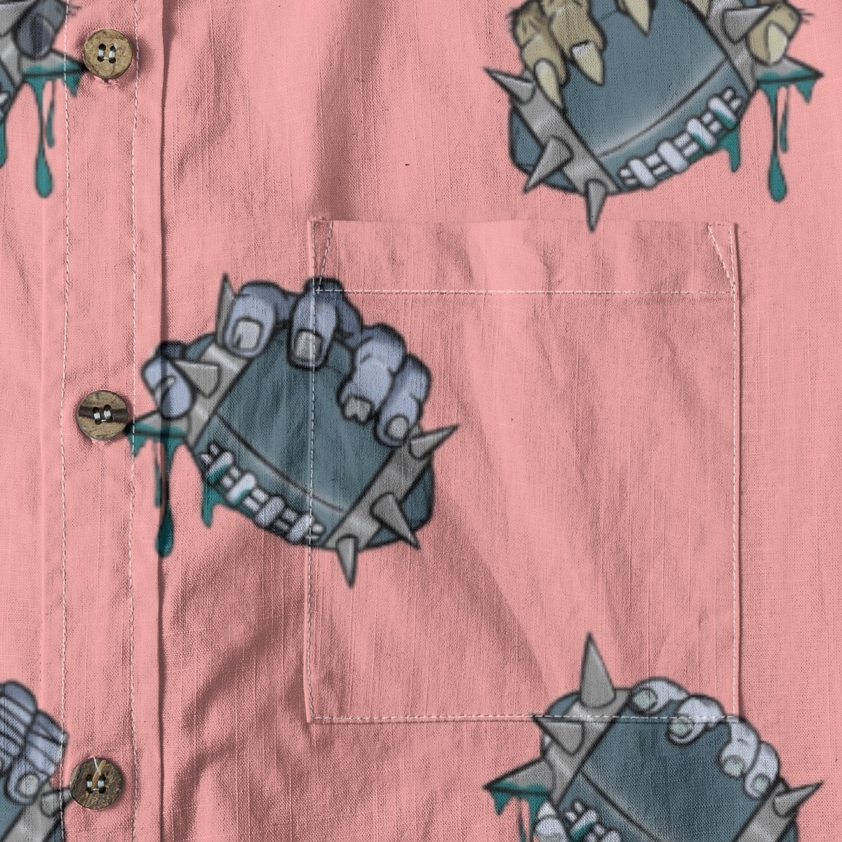 Secure the Ball  Breathable Cotton Shirt