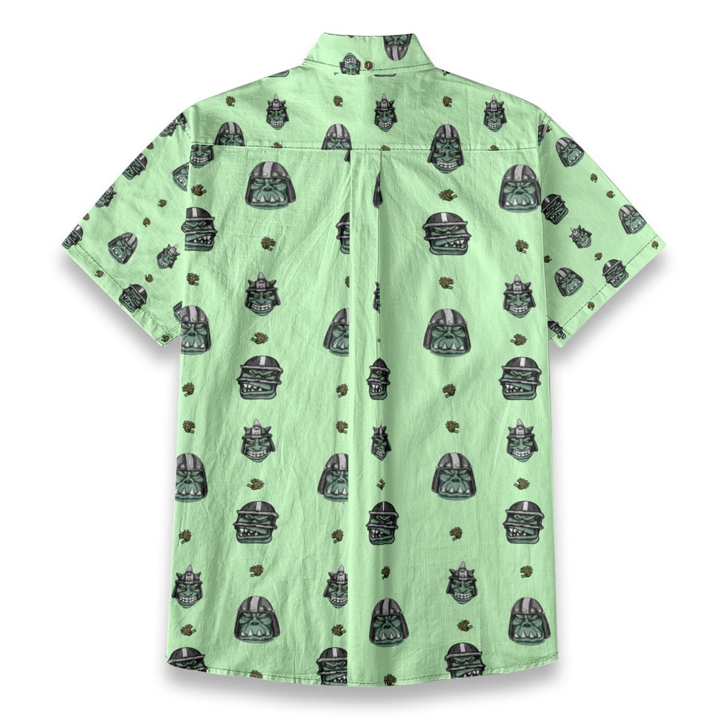 WAAGGHH!  Breathable Cotton Shirt- Green