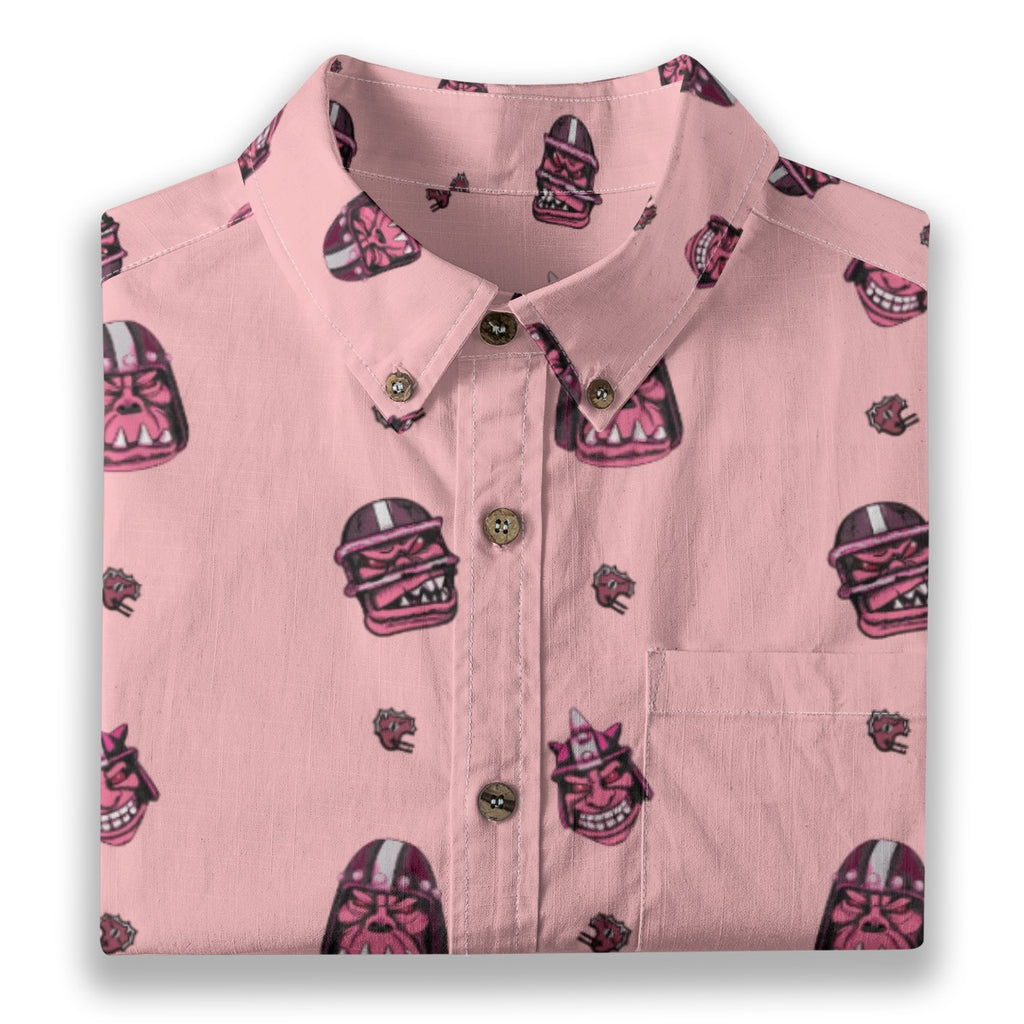 WAAGGHH! Breathable Cotton Shirt- Pink