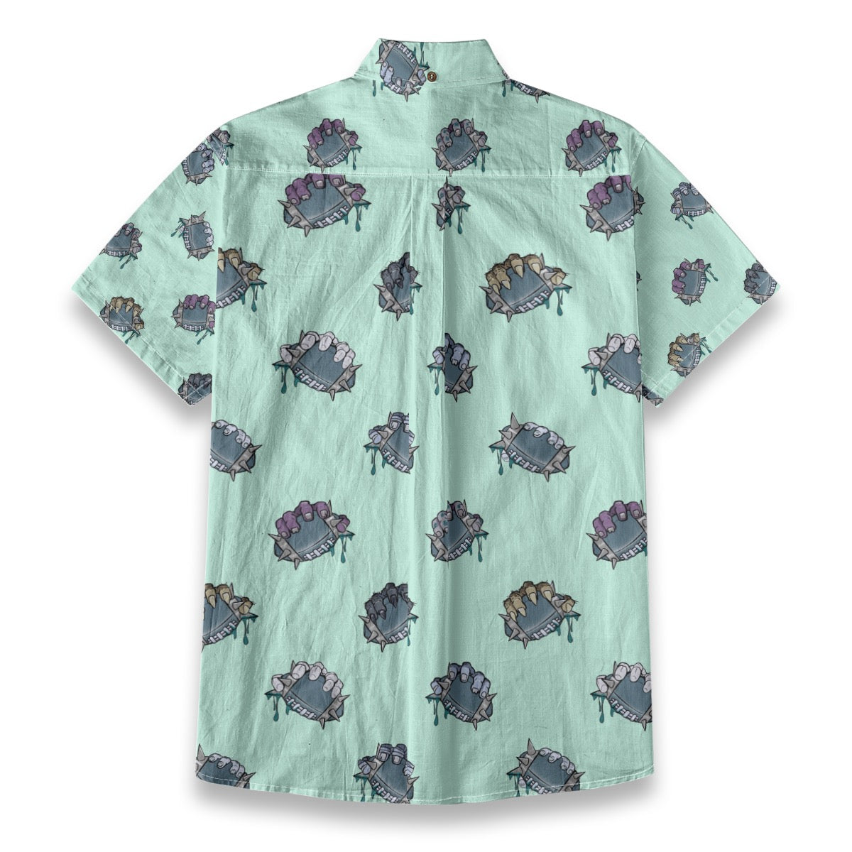 Secure the Ball  Breathable Cotton Shirt- Mint