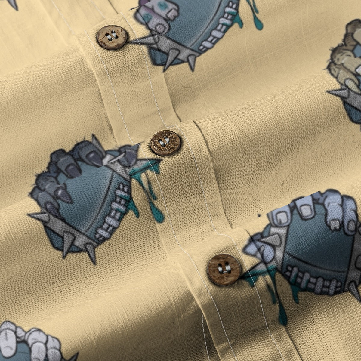 Secure the Ball Breathable Cotton Shirt- Dwarf Yellow